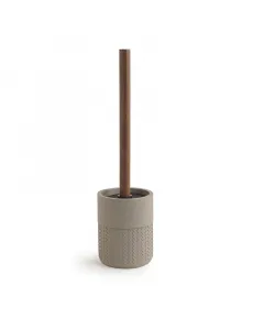 Gedy wc-kefe garnitúra szürke színben gyantából és bambuszból készült mérete: 35 cm x 9 cm x 9 cm kefefej sörtés, hatékony tisz