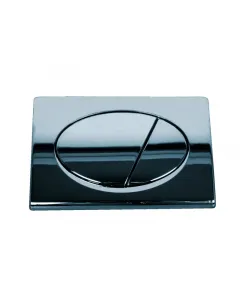 ALCA M71 - nyomólap WC-tartályhoz (króm) Műanyag kettős működésű mechanikus öblítés krómszínű