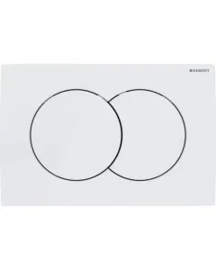 GEBERIT Nyomólap DELTA 01 (alpin fehér) Geberit nyomólap delta 01 alpin fehér színben geberit delta falsík alatti öblítőtartályokhoz elölről történő működtetés műk