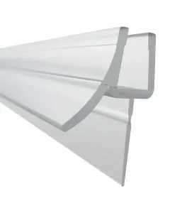 GEO vízvető profil (univerzális, 100cm) Geo univerzális vízvető profil 5–6 mm vastag üveghez Átlátszó kivitel a diszkrét megjelenésért hatékony vízmegtartás zuhanyka