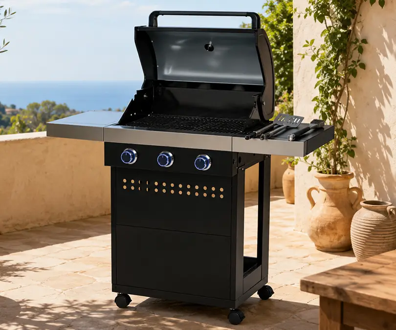 Atlanta g&aacute;zgrill a teraszon. 